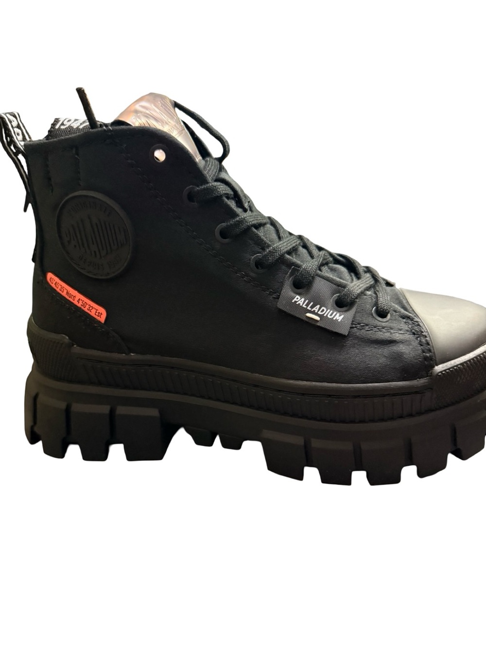 Palladium revolt hi tx Black Combat Platform Sneaker Boot